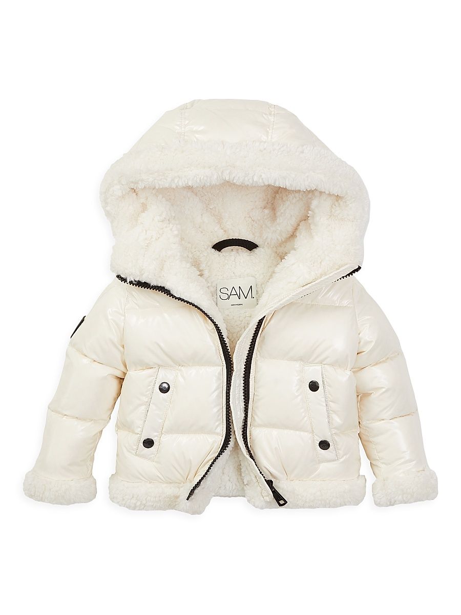 Baby's Blizzard Down Puffer Jacket - Cream - Size 18 Months