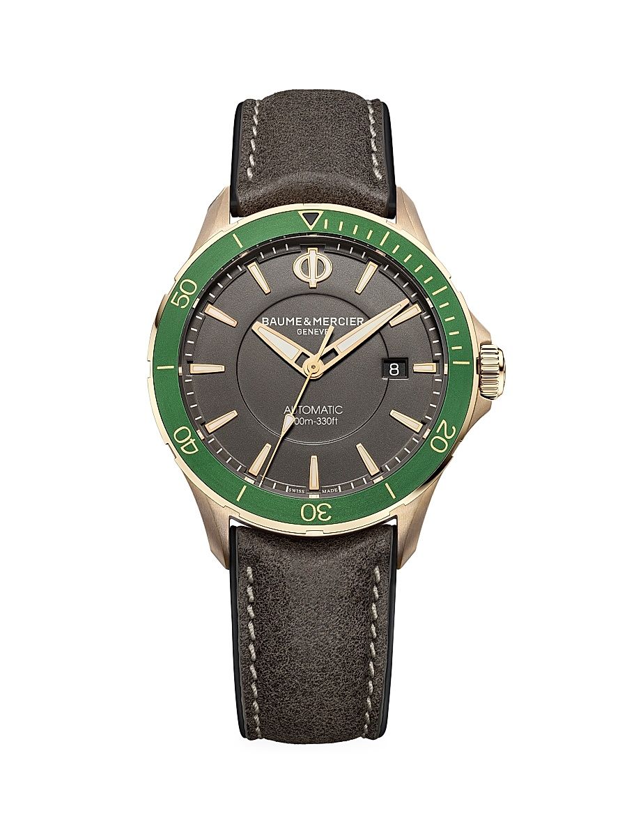 Women's Clifton Club Bronze & Leather Strap Watch