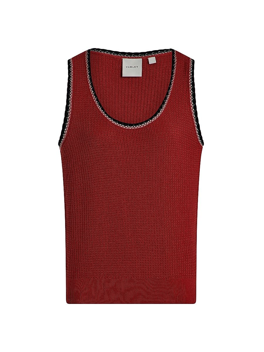 Women's Higson Pointelle Cotton Tank - Bossa Nova - Size XS