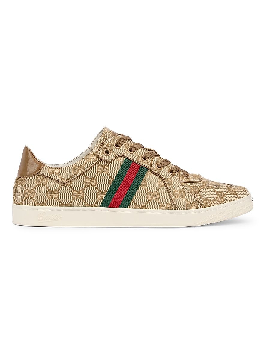 Men's Coda Monogram Low-Top Sneakers - Rope Beige - Size 11