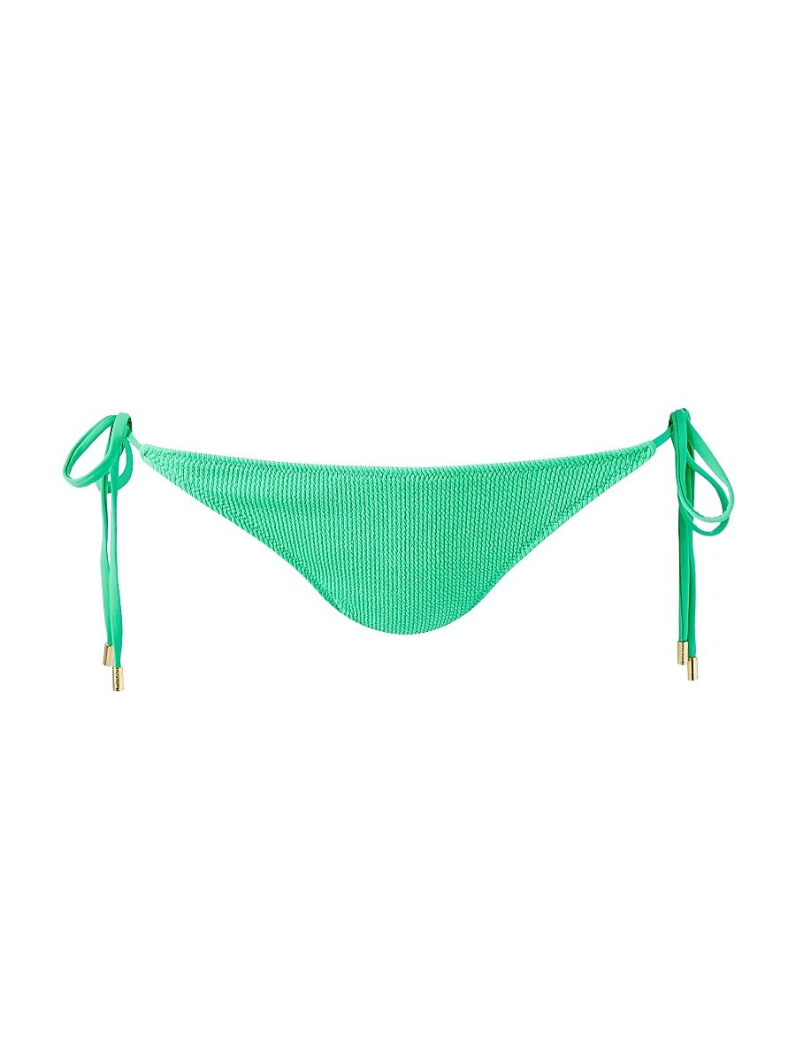 Women's Melbourne String Bikini Bottom - Green Ridges - Size 12