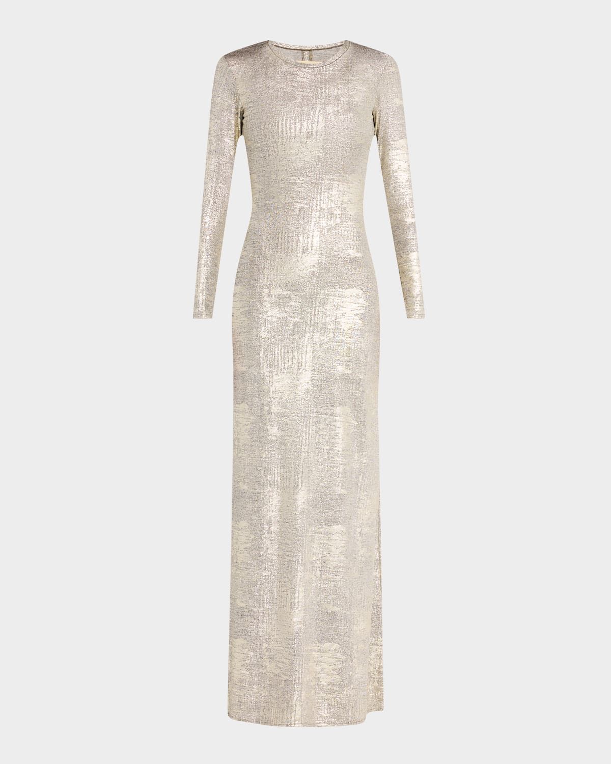 Christie Washed Metallic Maxi Dress