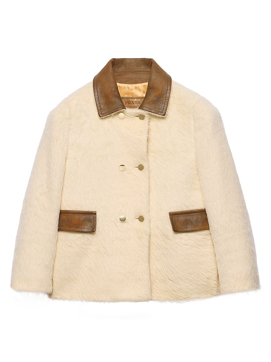 Women's Double-Breasted Aspen Jacket - Beige Khaki - Size 6