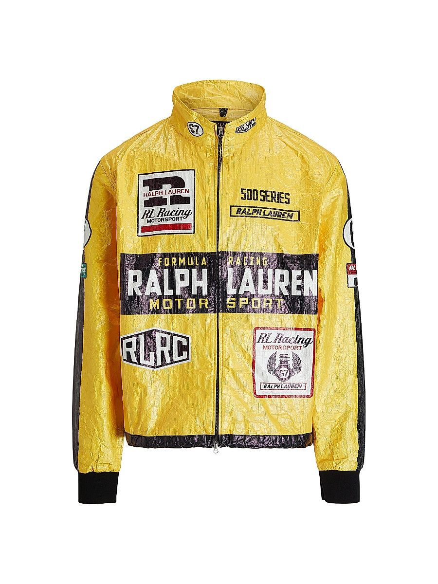 Men's Crinkle Racing Jacket - Size Medium