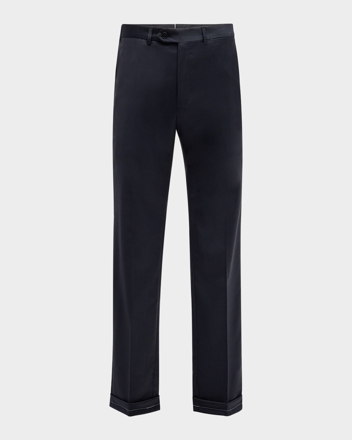 Men & apos;s Tigulli Solid Wool Trousers