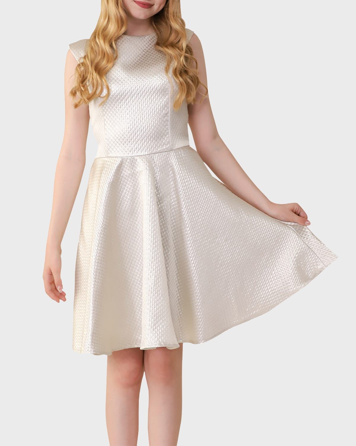 Girl & apos;s Fit-and-Flare Dress, Size 7-20