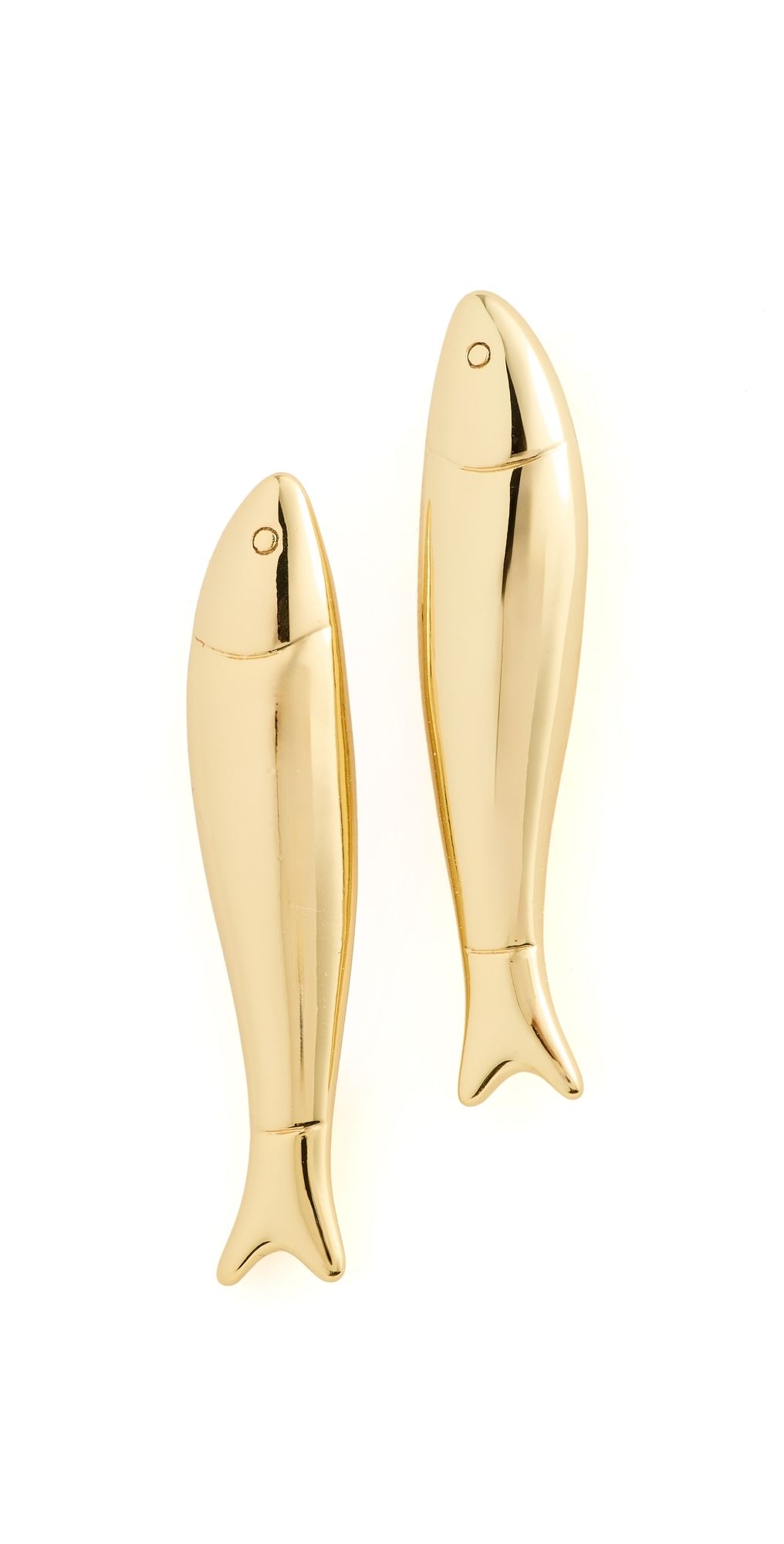 Madewell Fish Drop Earrings Antique Gold One Size