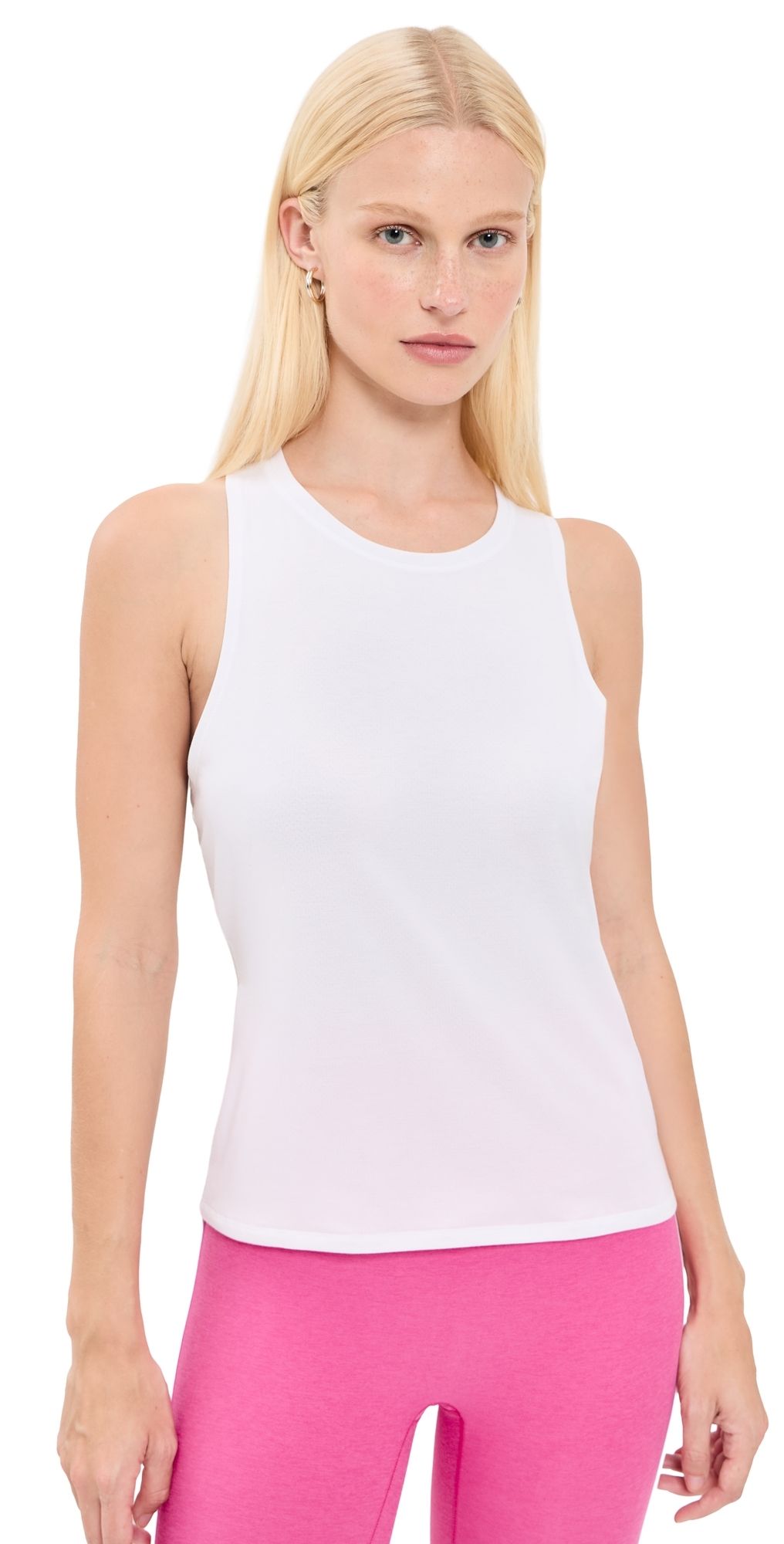 Beyond Yoga Breezeweight Active Racerback Tank White XL