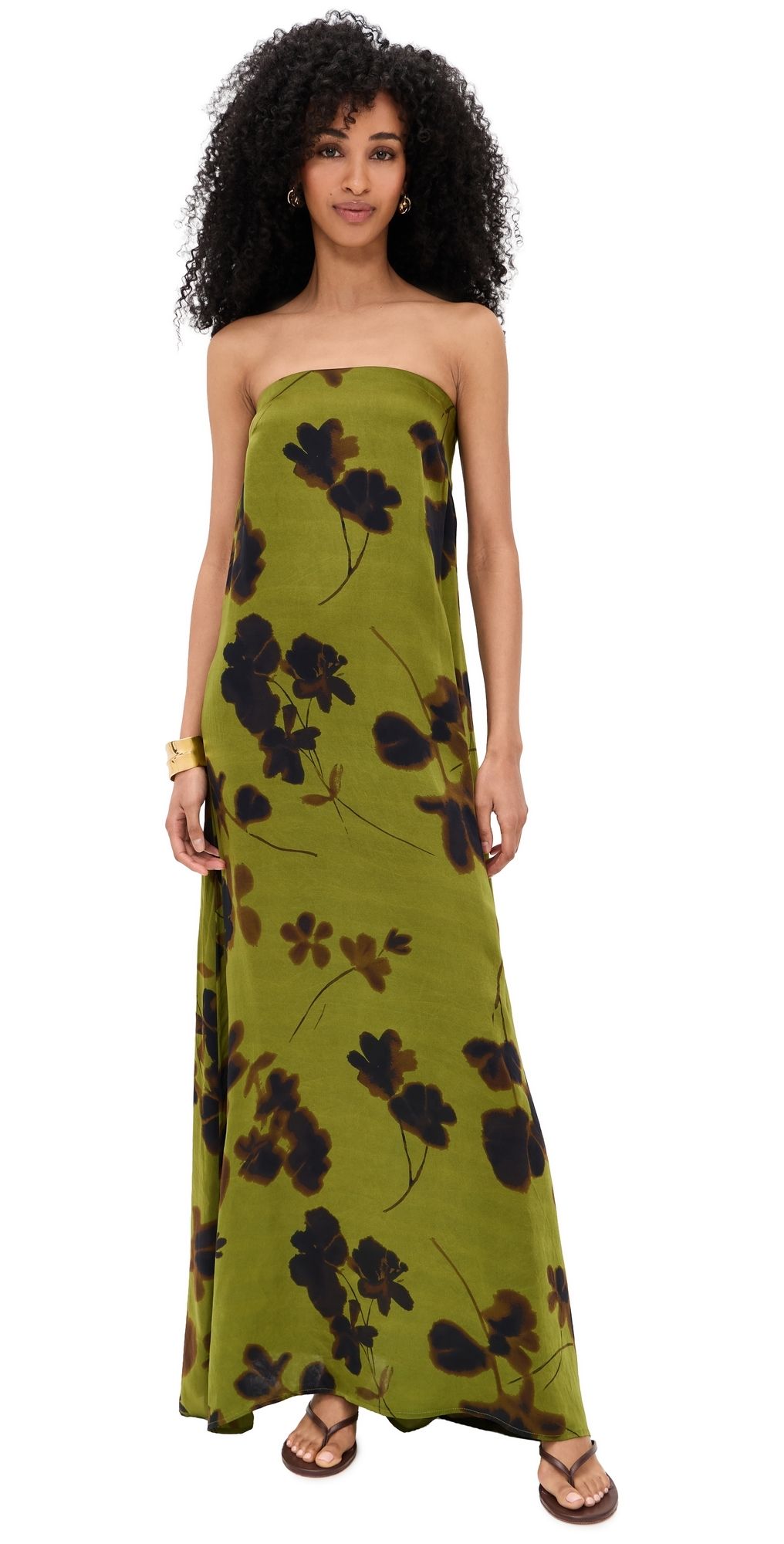 RESA Ophelia Maxi Dress Evergreen XS