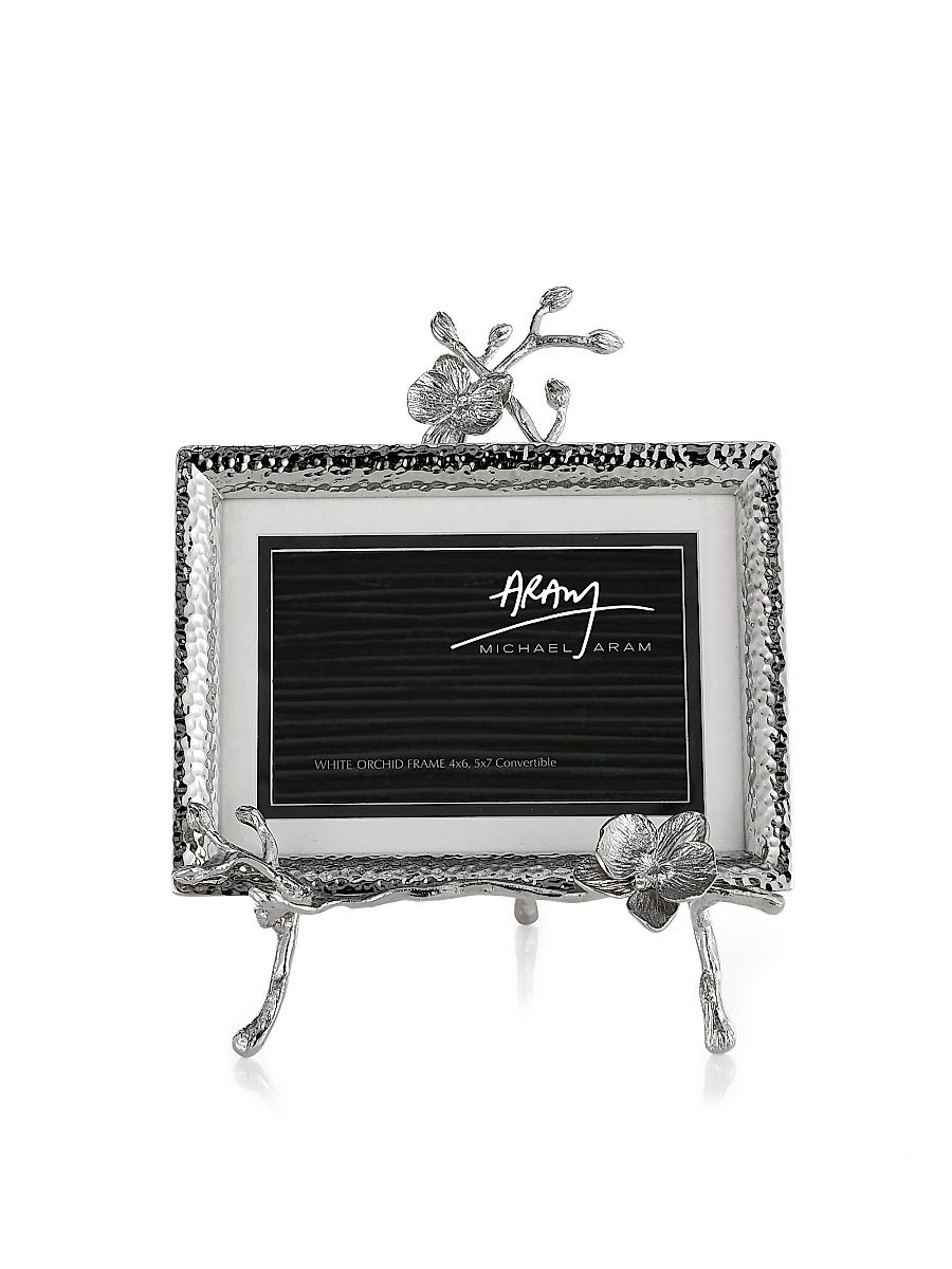 White Orchid Easel Frame