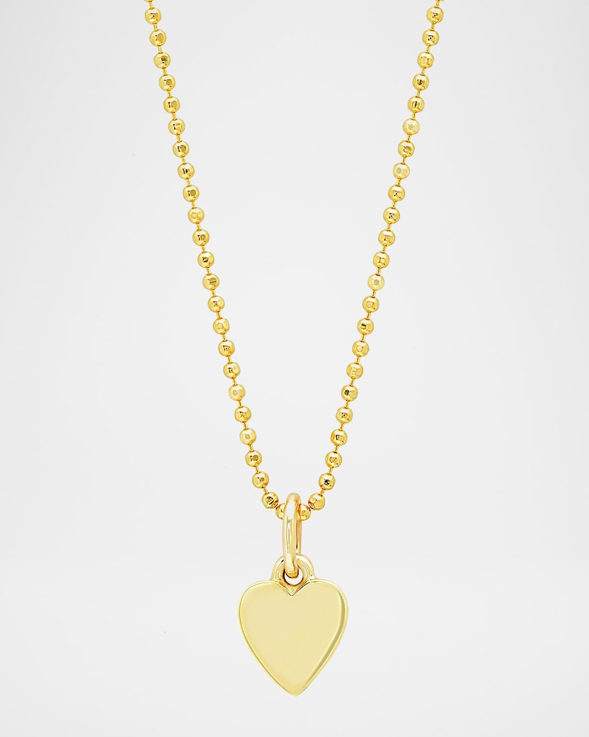 18k Heart Charm Necklace