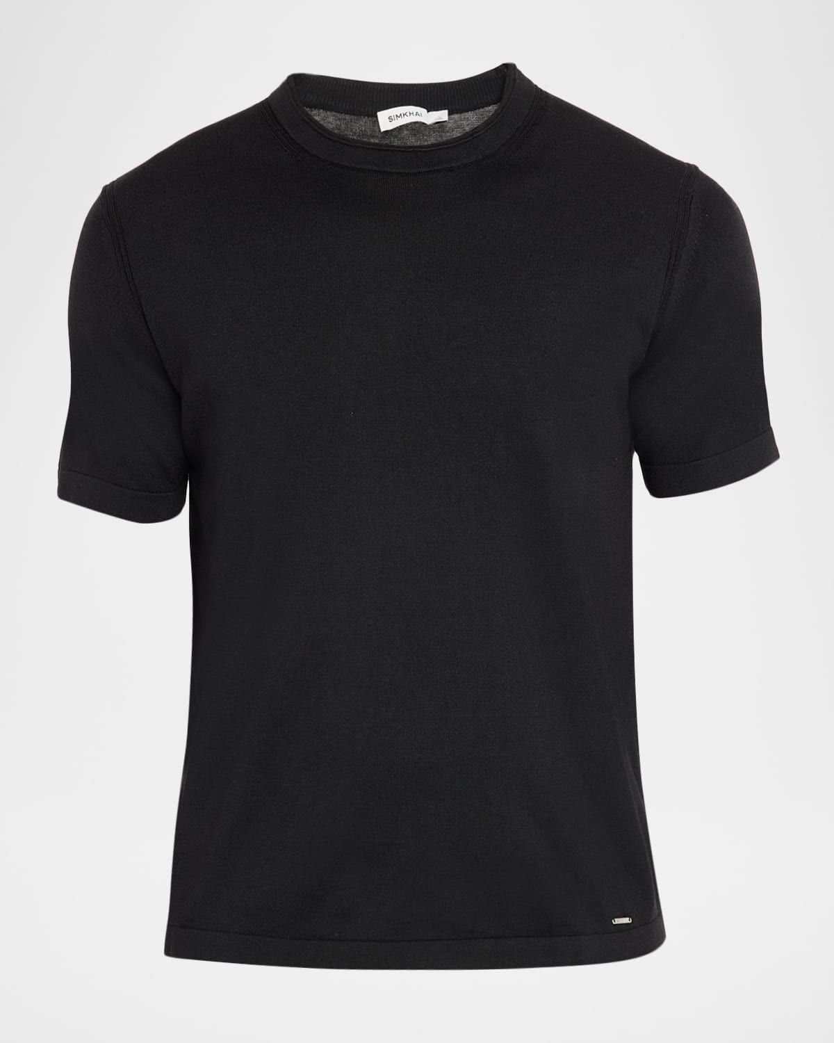 Men & apos;s Duke Silk and Cotton Crewneck T-Shirt