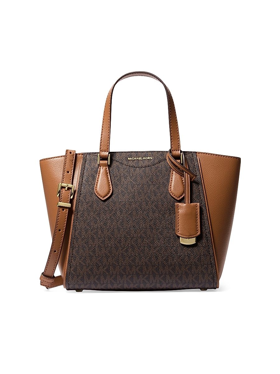 Women's Small Convertible Tote Bag - Brown Acorn