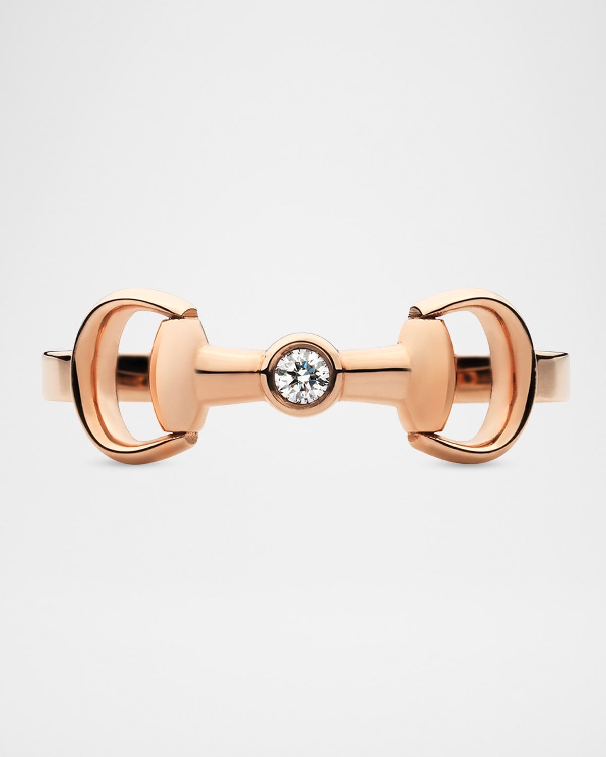 Horsebit Diamond Ring