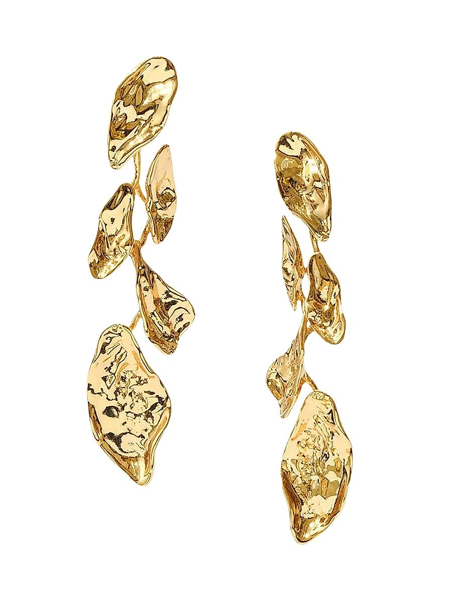 Women's Brut Mosaic 14K-Gold-Plated Drop Earrings - Gold