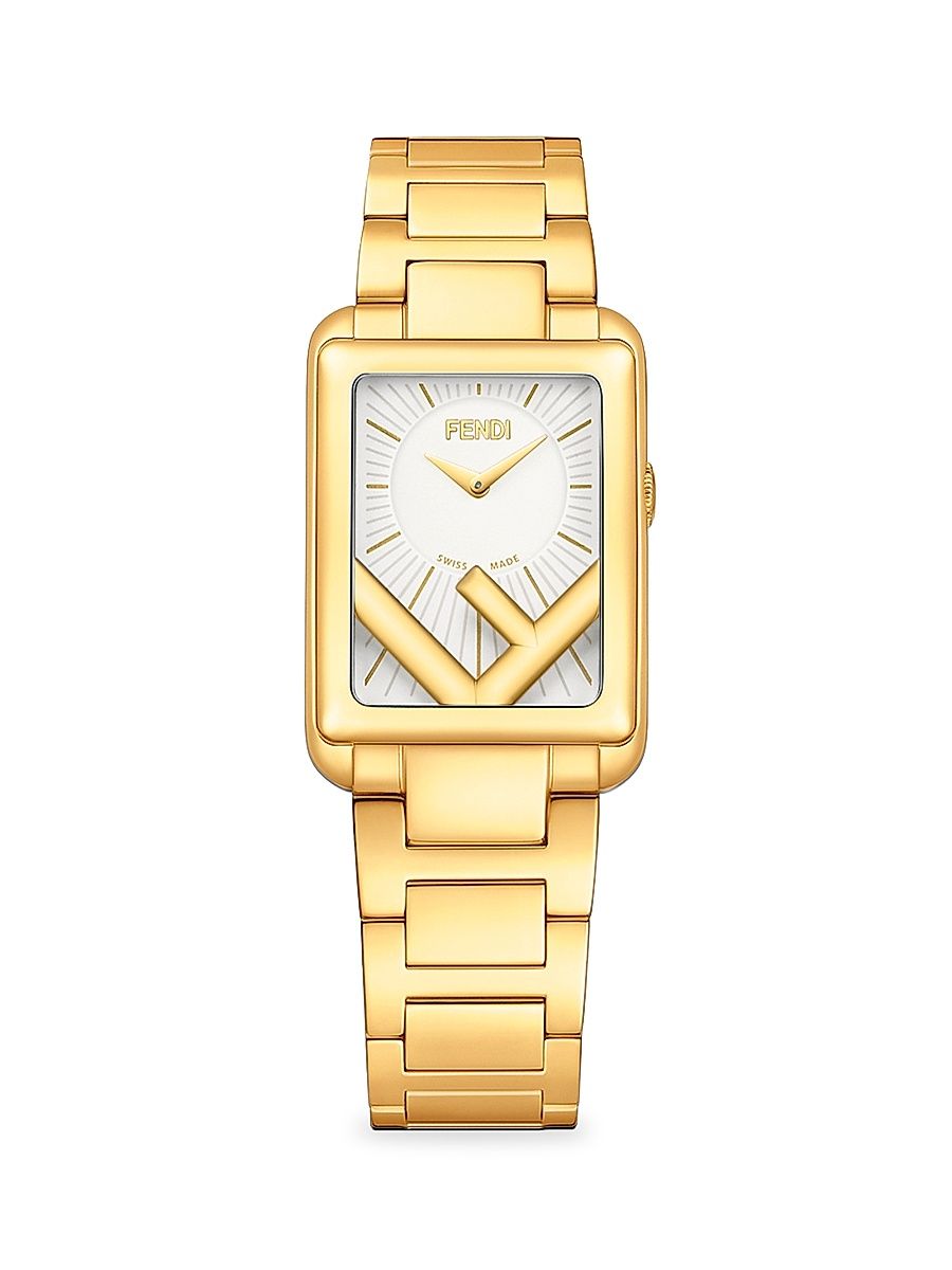 Men's Run Away Goldtone Stainless Steel Bracelet Watch - Yellow Gold