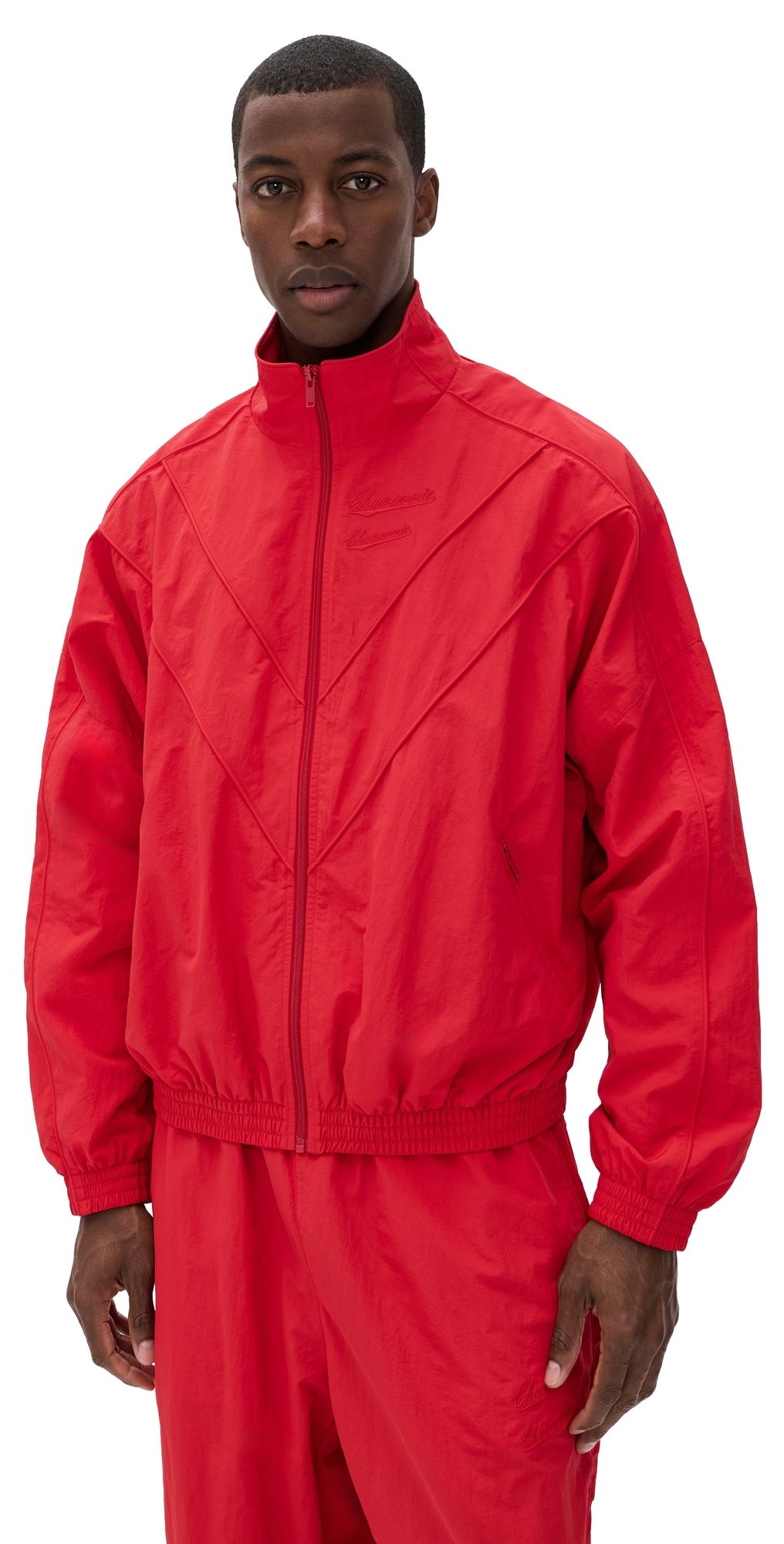 Willy Chavarria Bad Boy Track Jacket Red Hot L