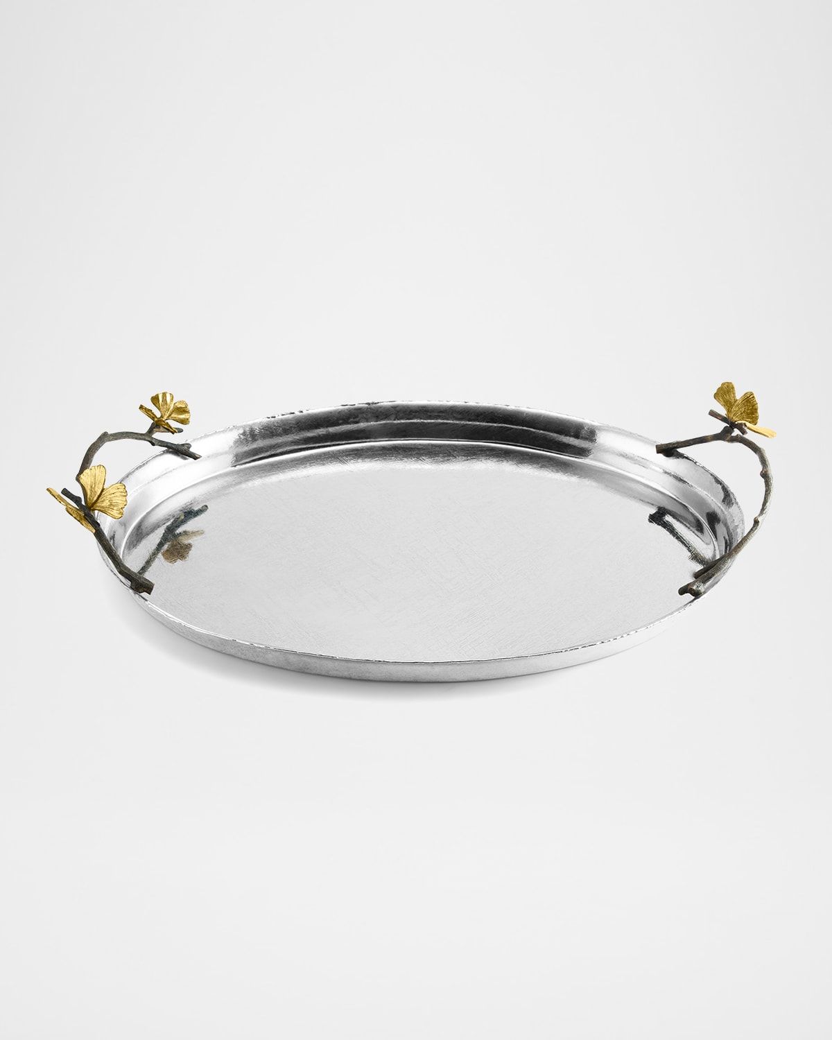 Butterfly Ginkgo Oval Tray