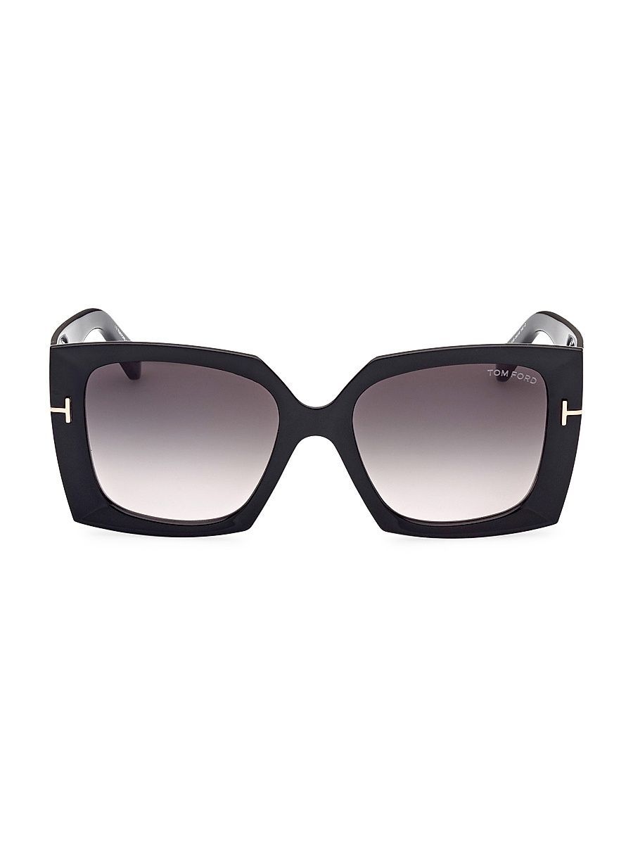 Women's Jacquetta 54MM Square Sunglasses - Black