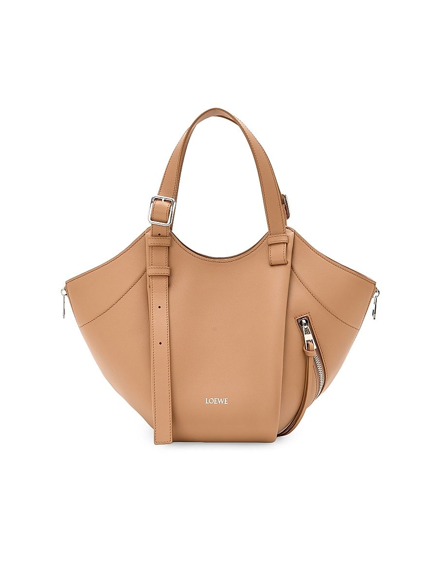 Women's Hammock Leather Flip Bag - Mocha