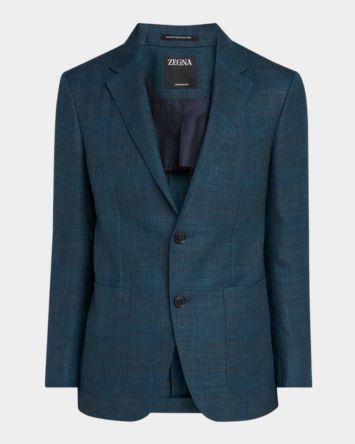 Men & apos;s Tonal Plaid Sport Coat