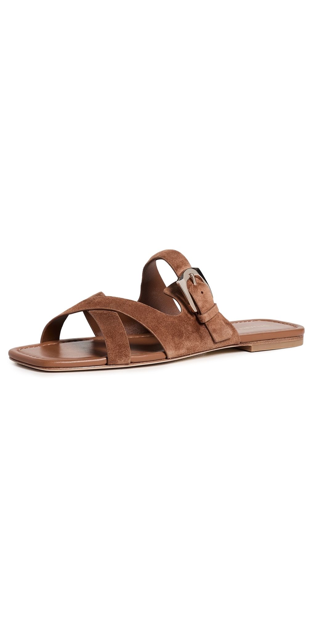Stuart Weitzman Sai Slides Doe 10.5