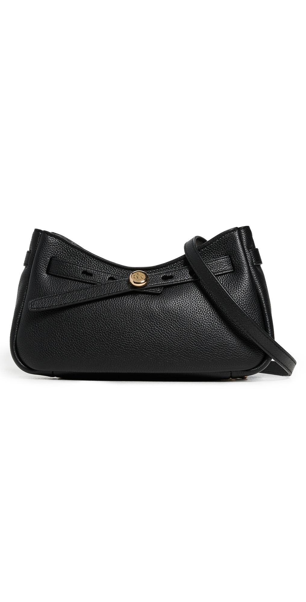 Tory Burch Romy Zip Top Crossbody Bag Black One Size
