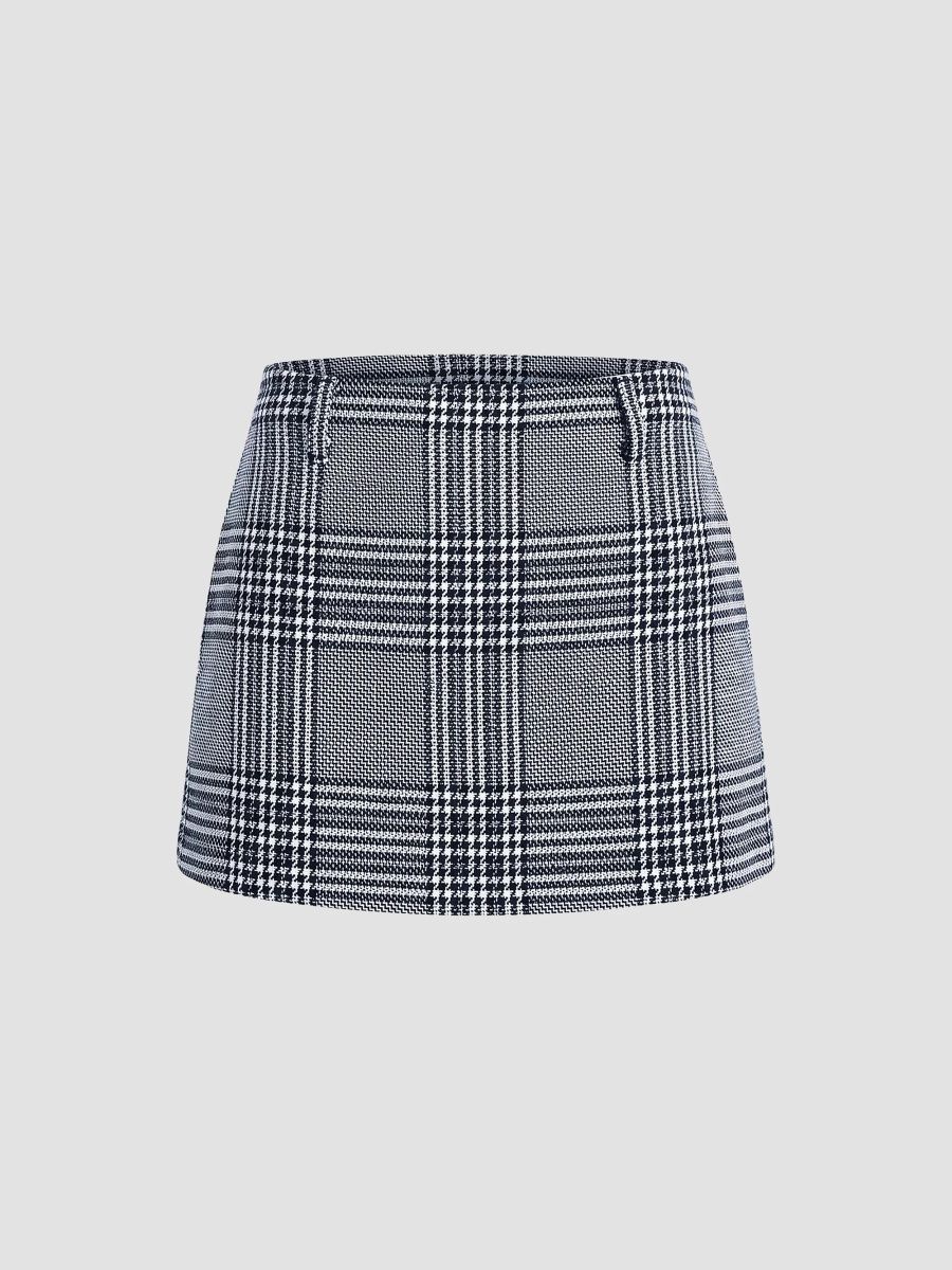 SEROYA Women's Valkiria Glen Check Skort - Glen Check - Size XL