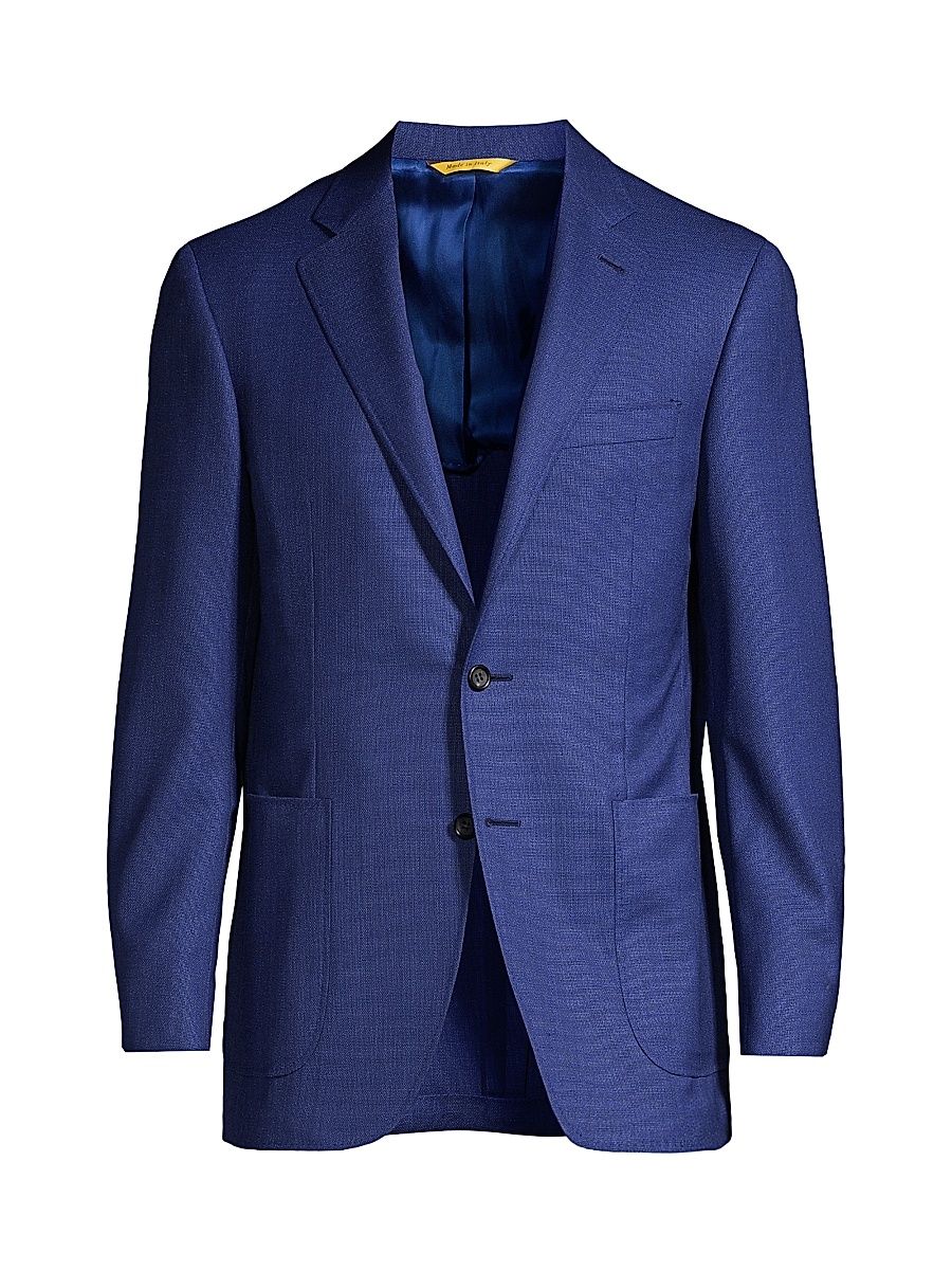 Men's Wool Sport Coat - High Blue - Size 44