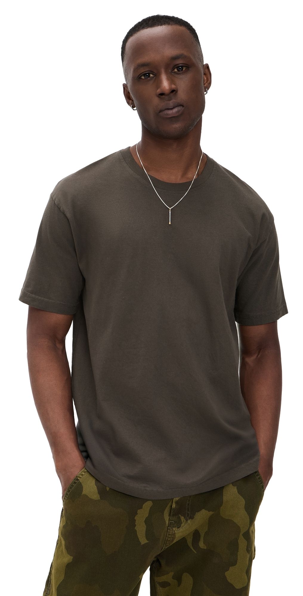 Aaron Levine Crew T-shirt Brown M