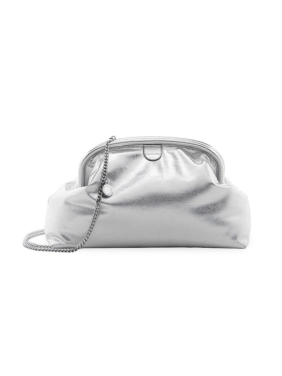 Women's Falabella Metallic Pouch - Silver