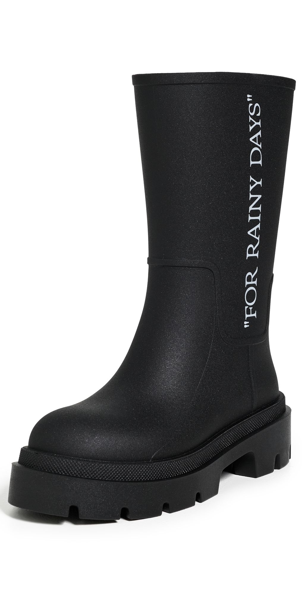 Off-White Reboot Rainy Days Boots BLACK - WHITE 41