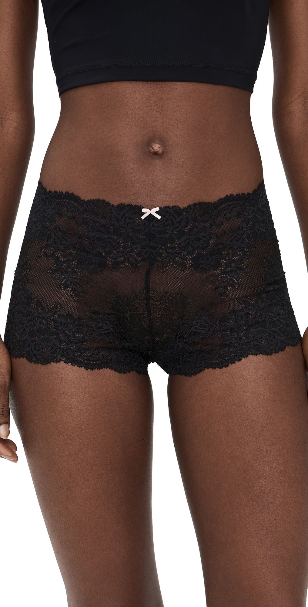 Skarlett Blue Captivate Boy Shorts Black S