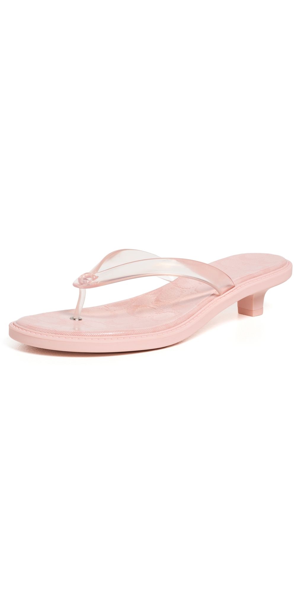 Coach Jelly Flip Flop Sandals Candy Pink 11