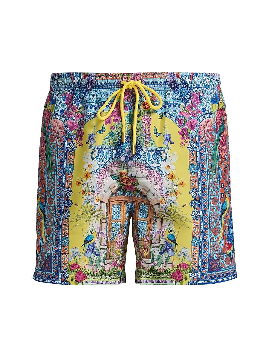 Men's Sultanahmet Summer Drawstring Boardshorts - Sultans And Queens - Size Medium