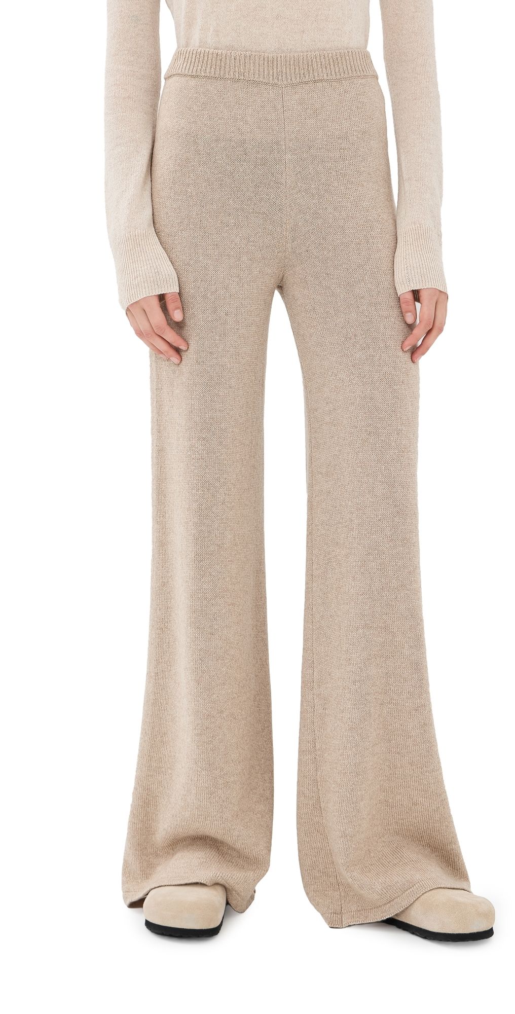 The Elder Statesman Juniper Cashmere Pants Bordeaux XS