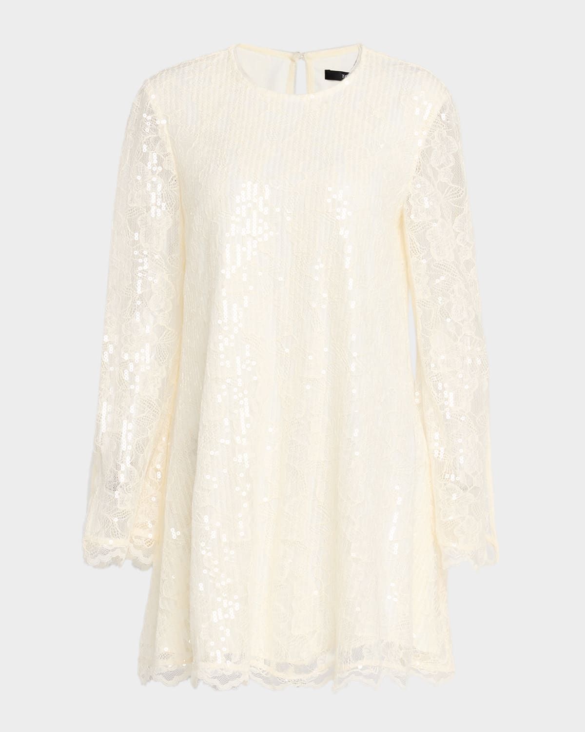 Gramercy Sequined Lace Mini Dress