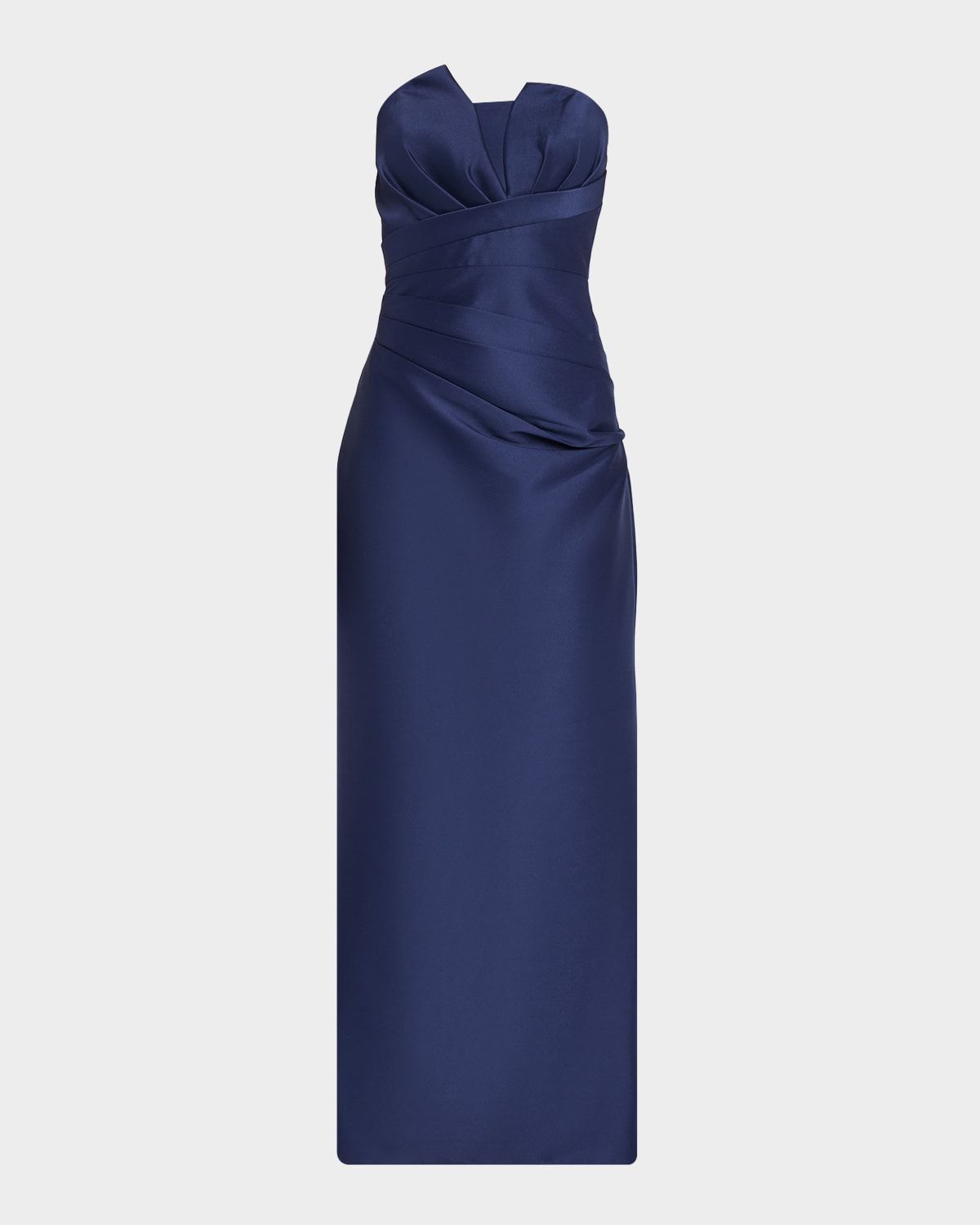 Strapless Mikado Trumpet Gown
