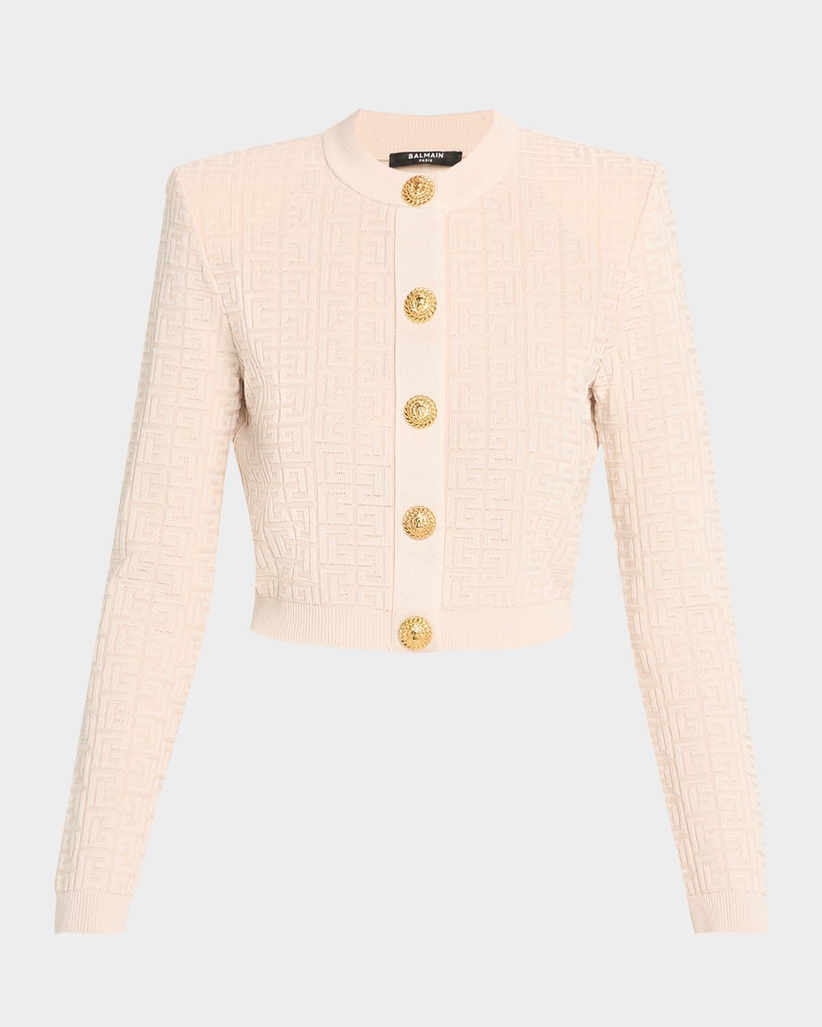 Glitter Logo Button Down Cardigan