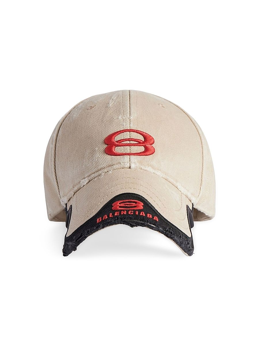 Men's Unity Sports Icon Cap - Beige Red - Size Medium