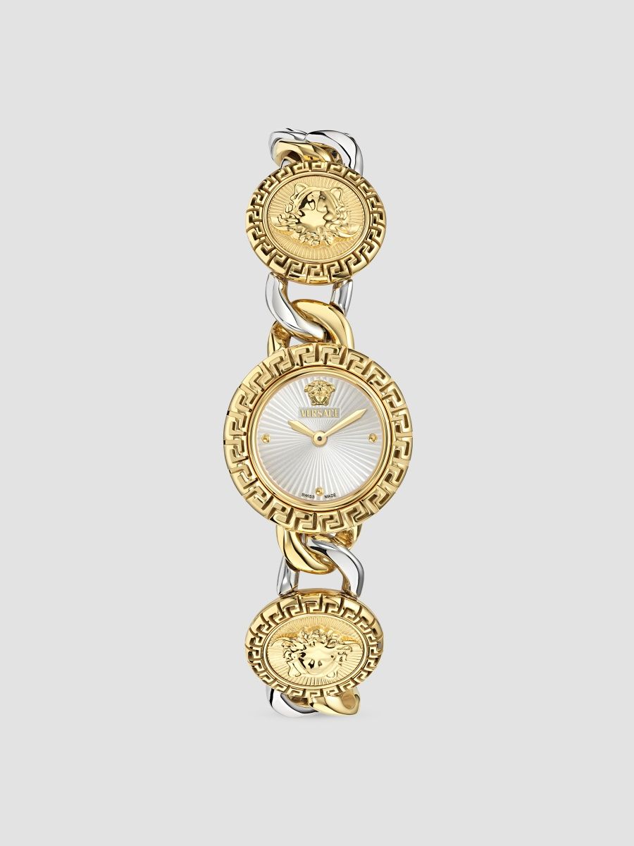 Versace Women's La Greca Two-Tone Stainless Steel Bracelet Watch/28MM - Two Tone