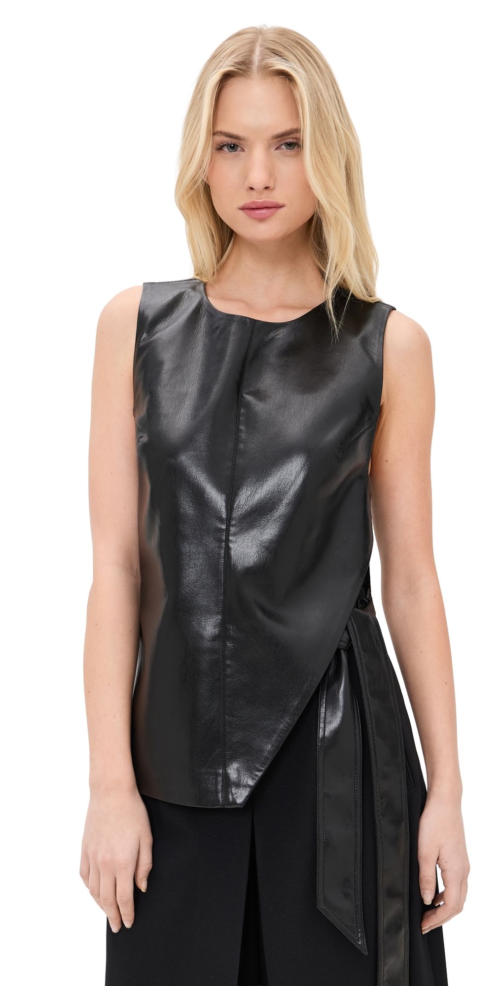 Nanushka Komal Top Black M