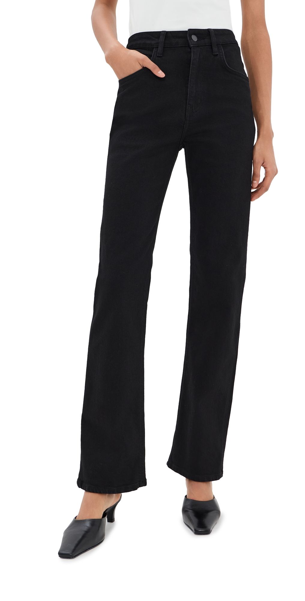 Kallmeyer Farah Classic Bootcut Jeans Jett Black 28