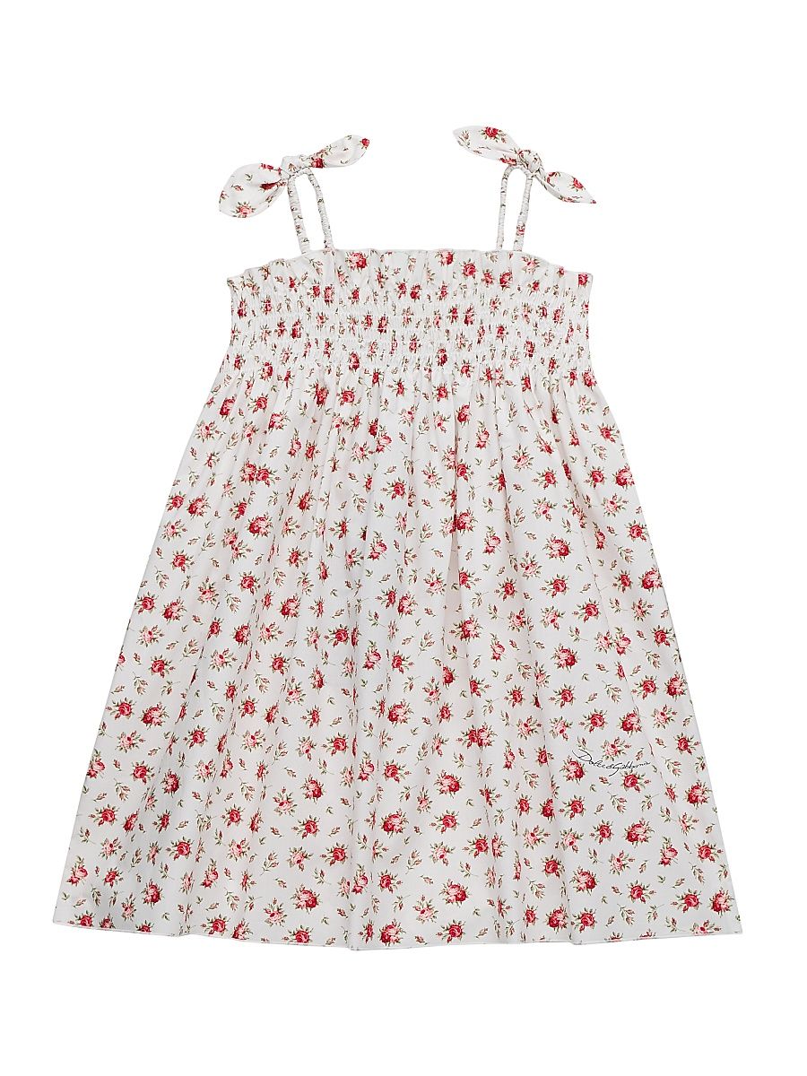 Little Girl's & Girl's Rose Cotton Poplin Dress - Roselline - Size 14