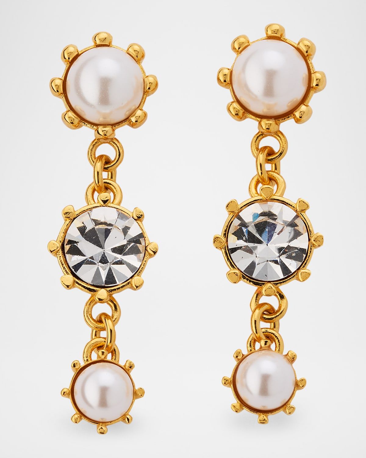 Crystal Prong Drop Earrings