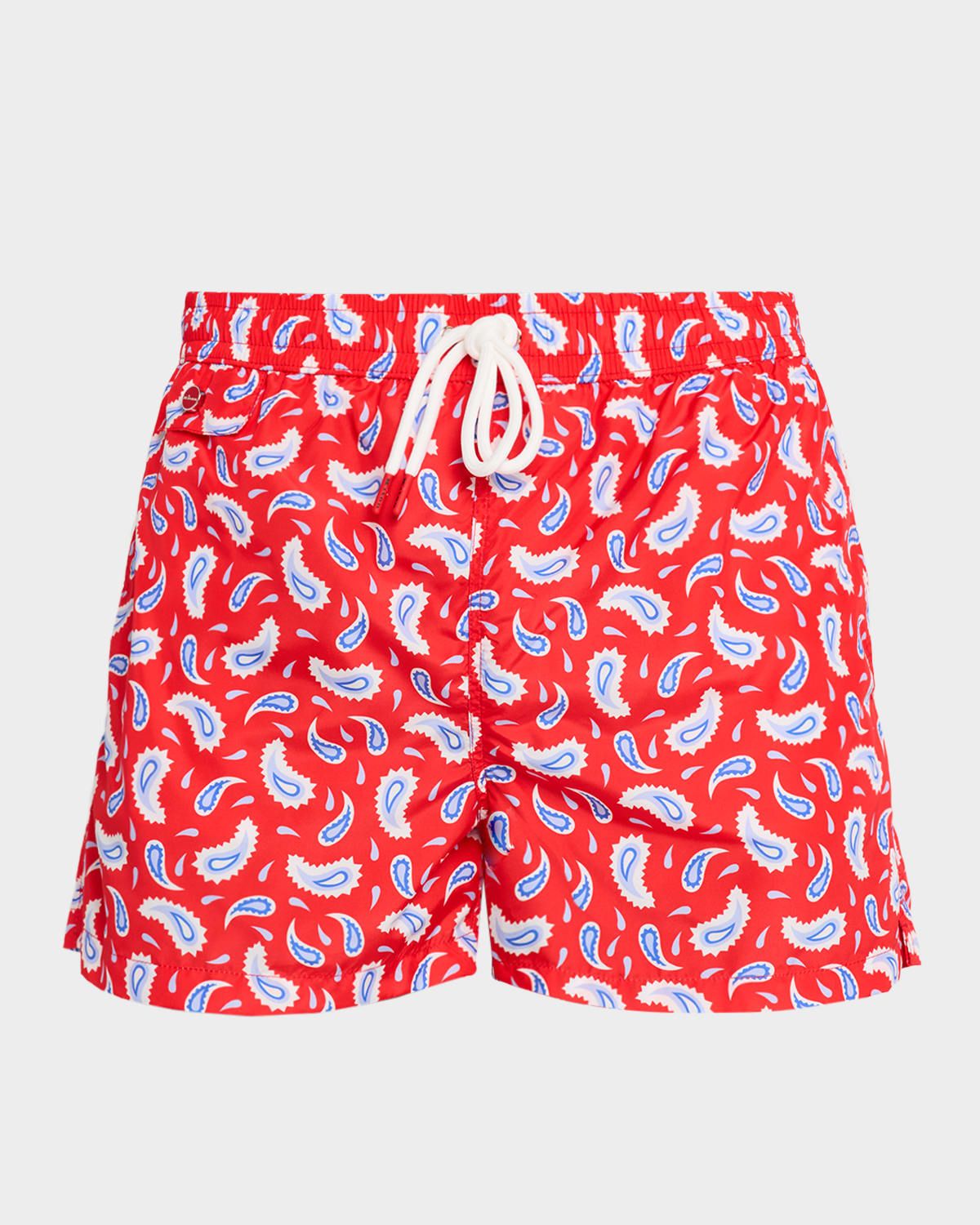 Men & apos;s Paisley Short Swim Trunks