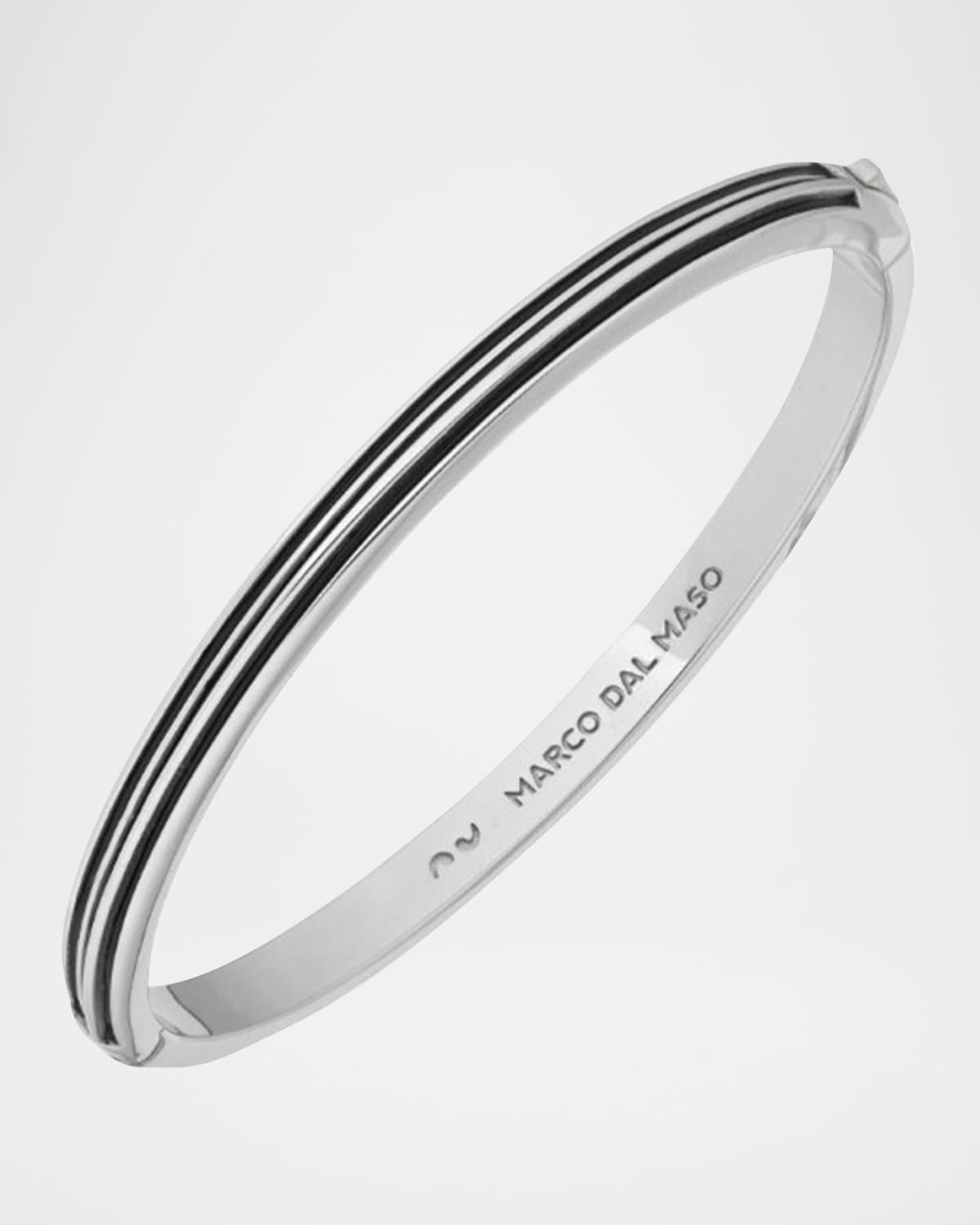 Men & apos;s Acies Thin Bangle Bracelet, Silver