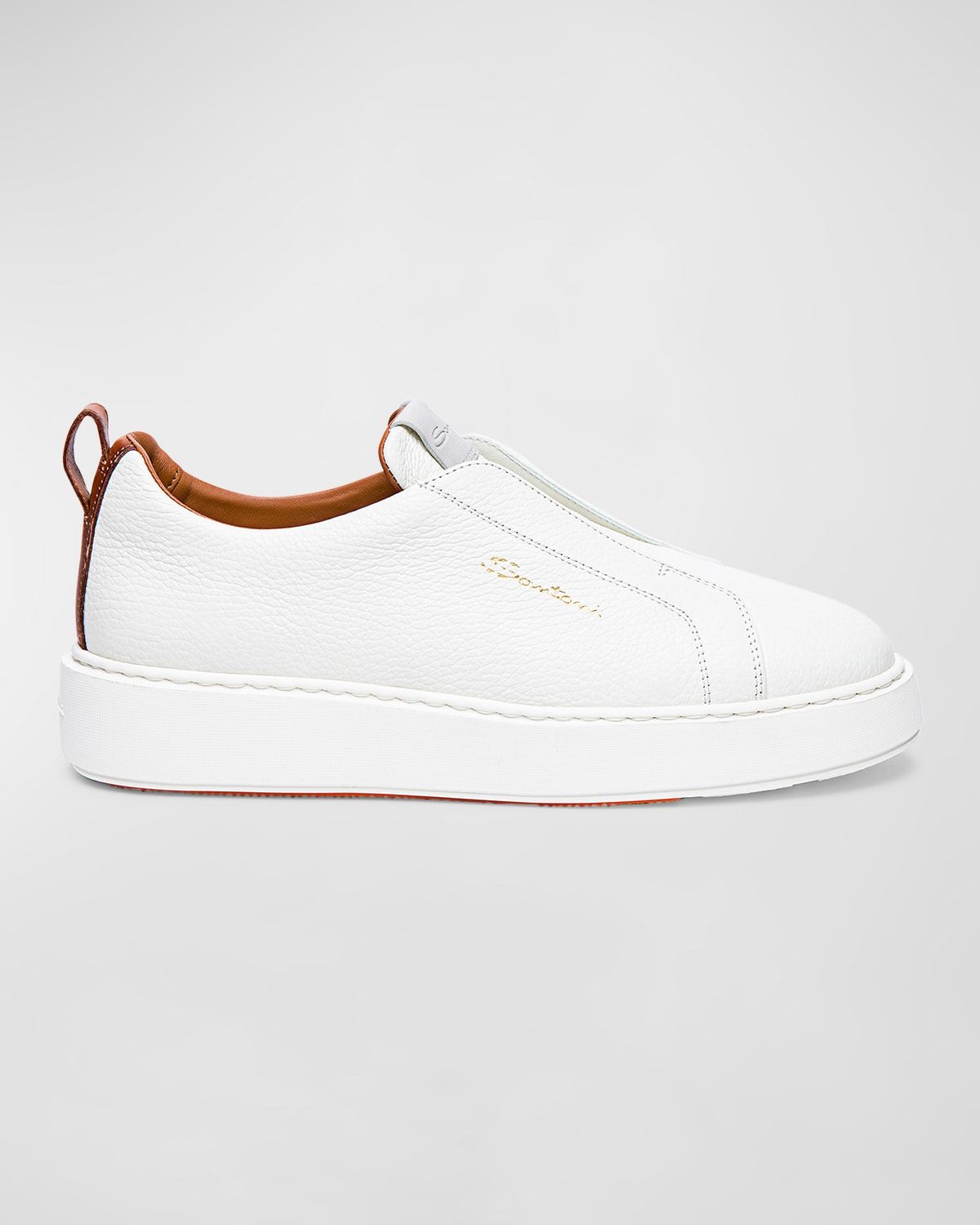 Vicky Leather Slip-On Sneakers