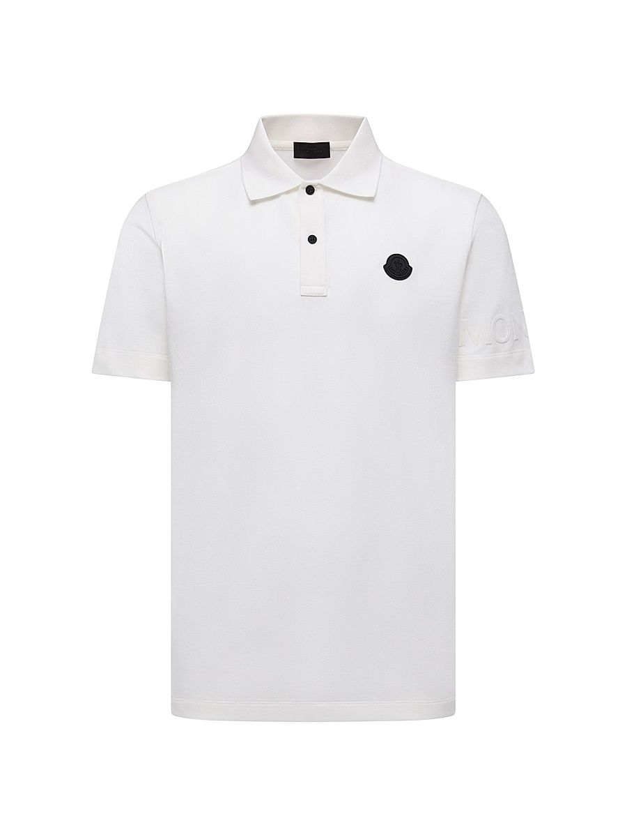 Men's Polo Shirt in Cotton Piquet - White - Size XXXL