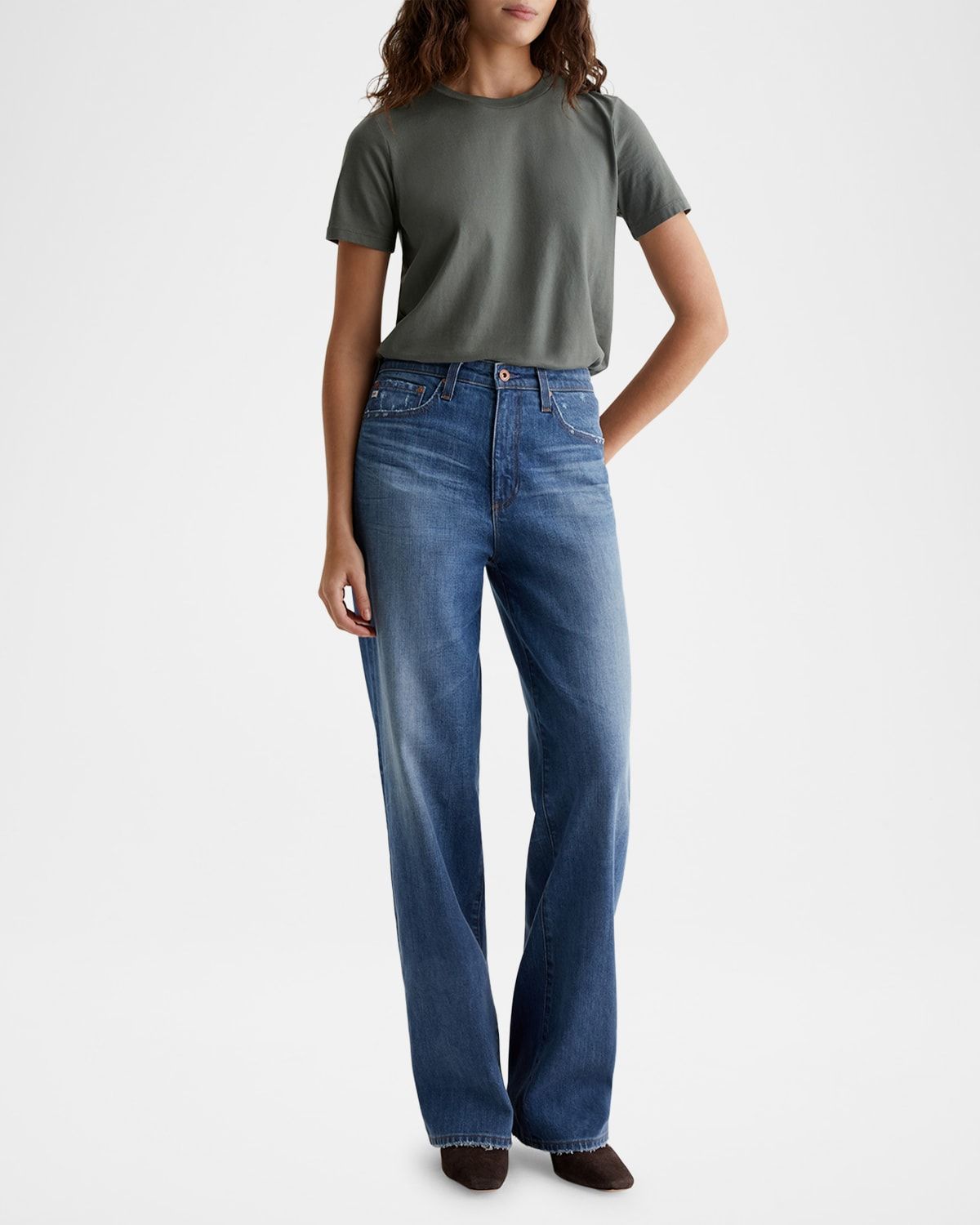 Kora High-Rise Wide-Leg Jeans